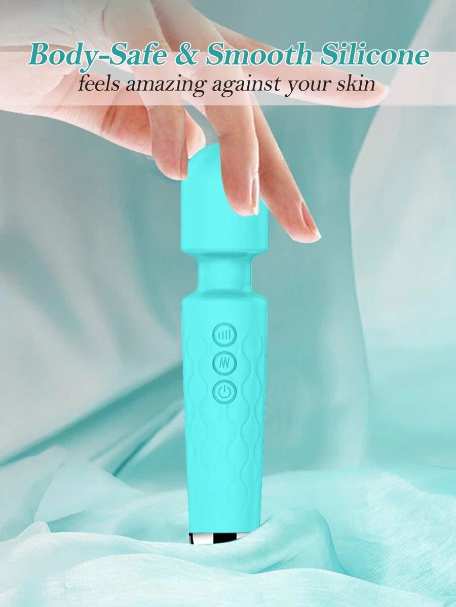 Masseur Corporel Rechargeable – Étanche et Portatif – Soulagement Musculaire pour Dos, Cou et Épaules (Vert)