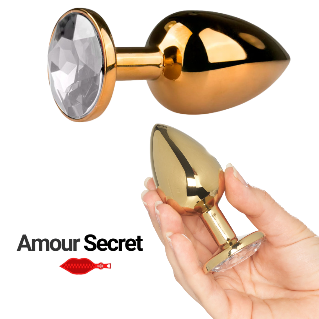 ✨ Plug Anal Luxe avec Cristal – Élégance & Sensations