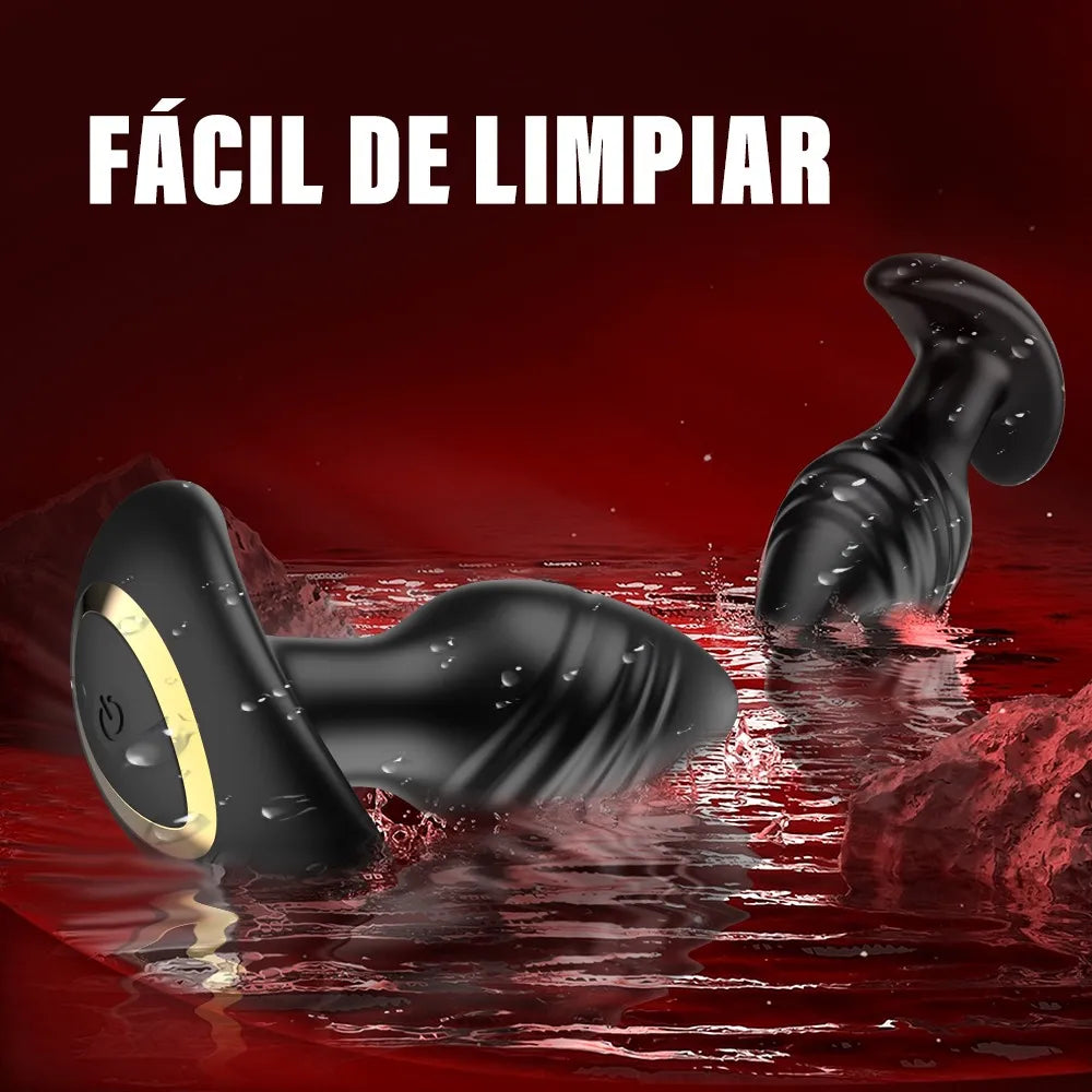 🔌 Vibrador à Rotation – Plug Anal avec Massage et Contrôle via Application