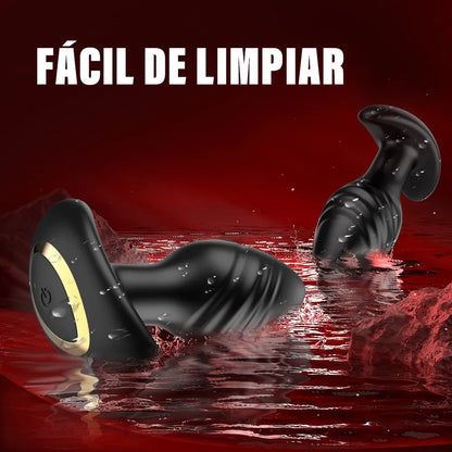 🔌 Vibrador à Rotation – Plug Anal avec Massage et Contrôle via Application