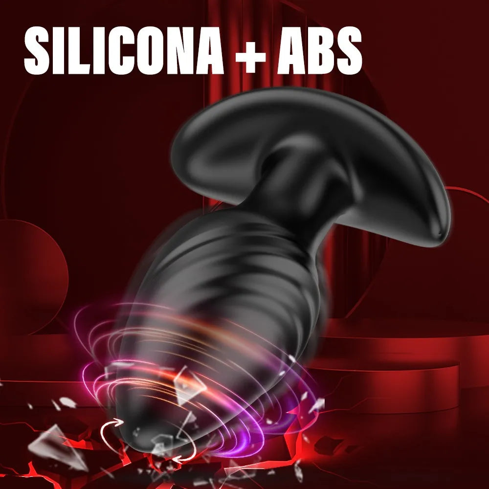 🔌 Vibrador à Rotation – Plug Anal avec Massage et Contrôle via Application