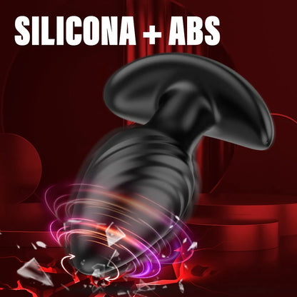 🔌 Vibrador à Rotation – Plug Anal avec Massage et Contrôle via Application