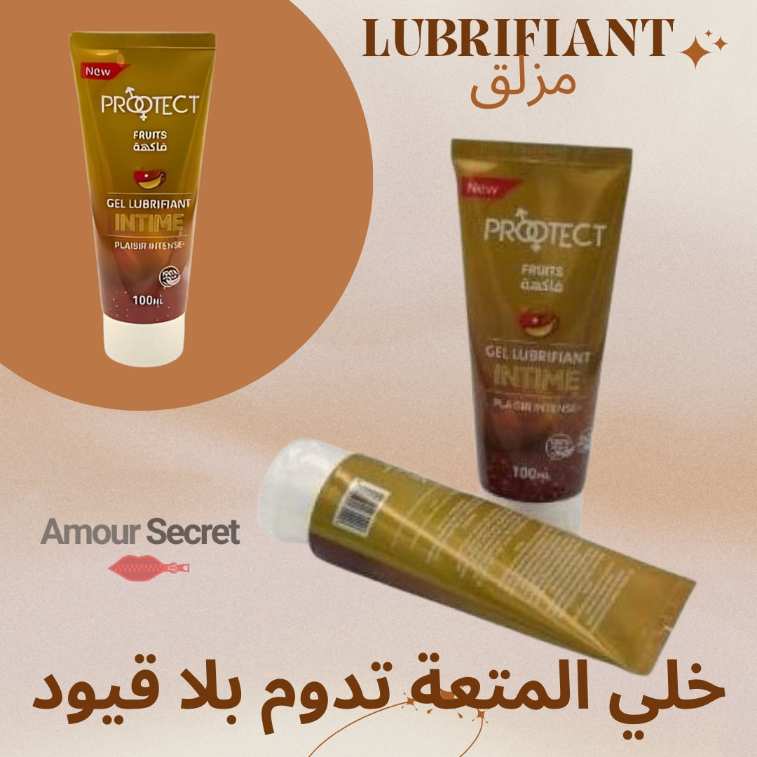🧴 Gel Lubrifiant Intime Protect – Lubrifiant intime aux fruits 🍓🍑