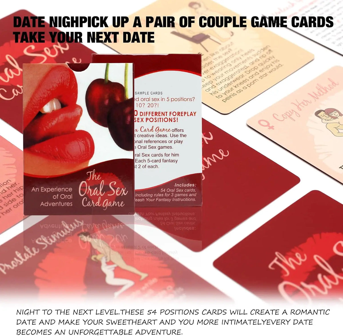 The Oral Sex Card Game – Le jeu de cartes pour couples ❤️ Amour Secret