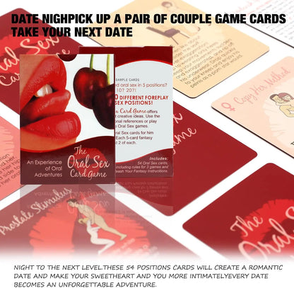 The Oral Sex Card Game – Le jeu de cartes pour couples ❤️ Amour Secret