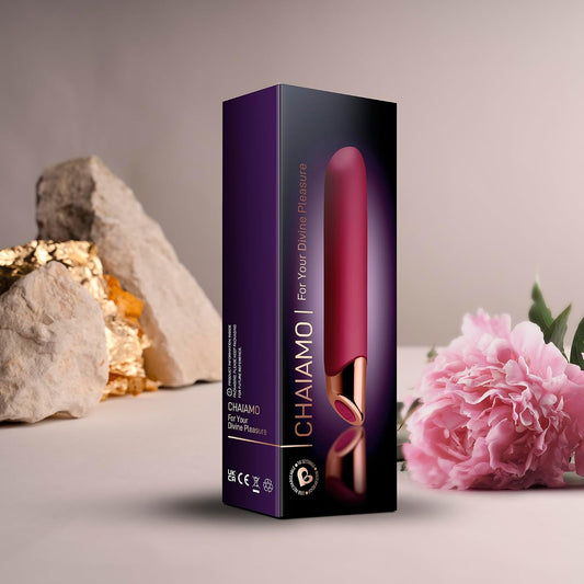 Vibrateur rechargeable Rocks-Off Chaiamo Burgundy Amour Secret