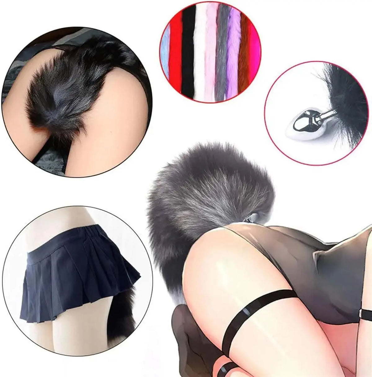 Plug anal avec queue Amour Secret