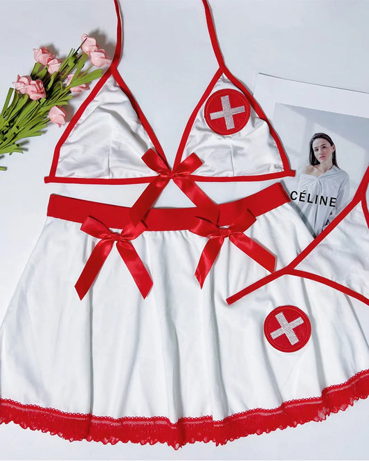 Costume Sexy d’Infirmière – Jeu de Rôle Séduisant