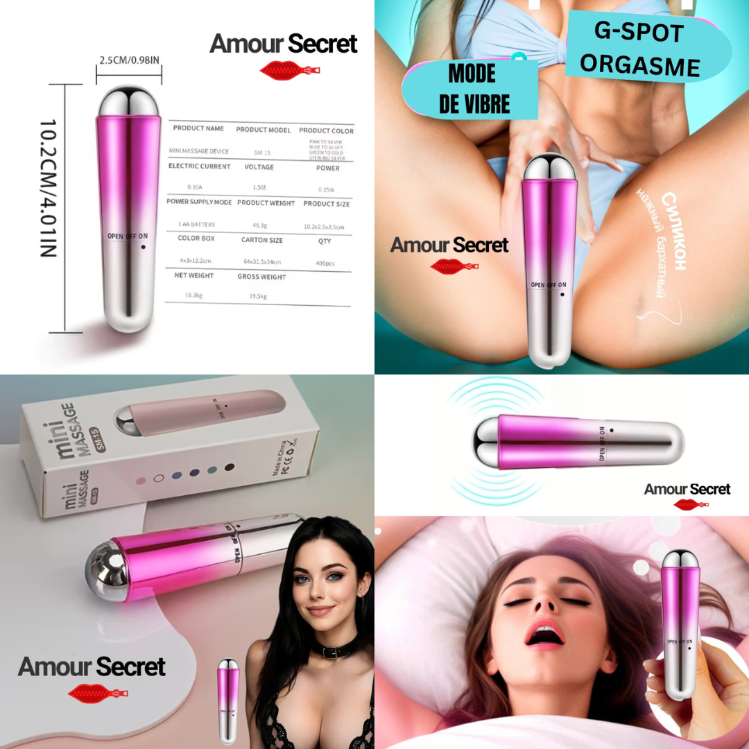 Mini Vibromasseur Élégant