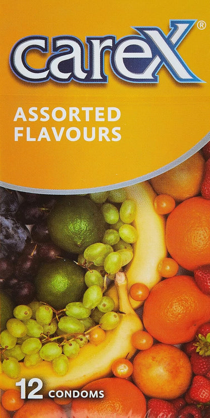 🍓 Carex Préservatifs Saveurs Assorties – 12 unités