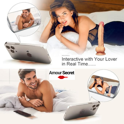 Dildo silicone  avec ventouse et ceinture gratuit
