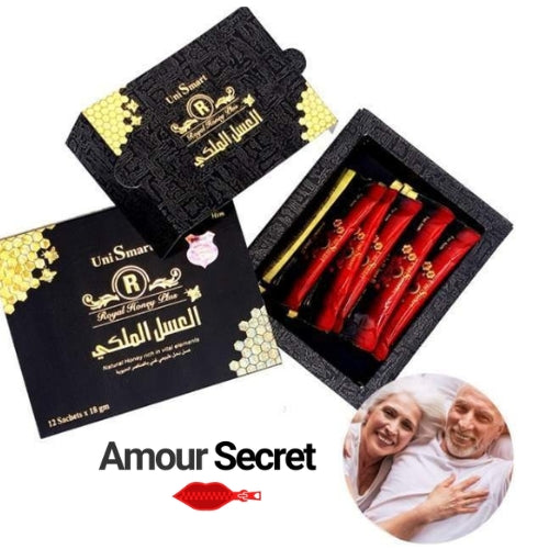 🍯 Miel Royal Malaisien Original pour Hommes – 12 Sachets