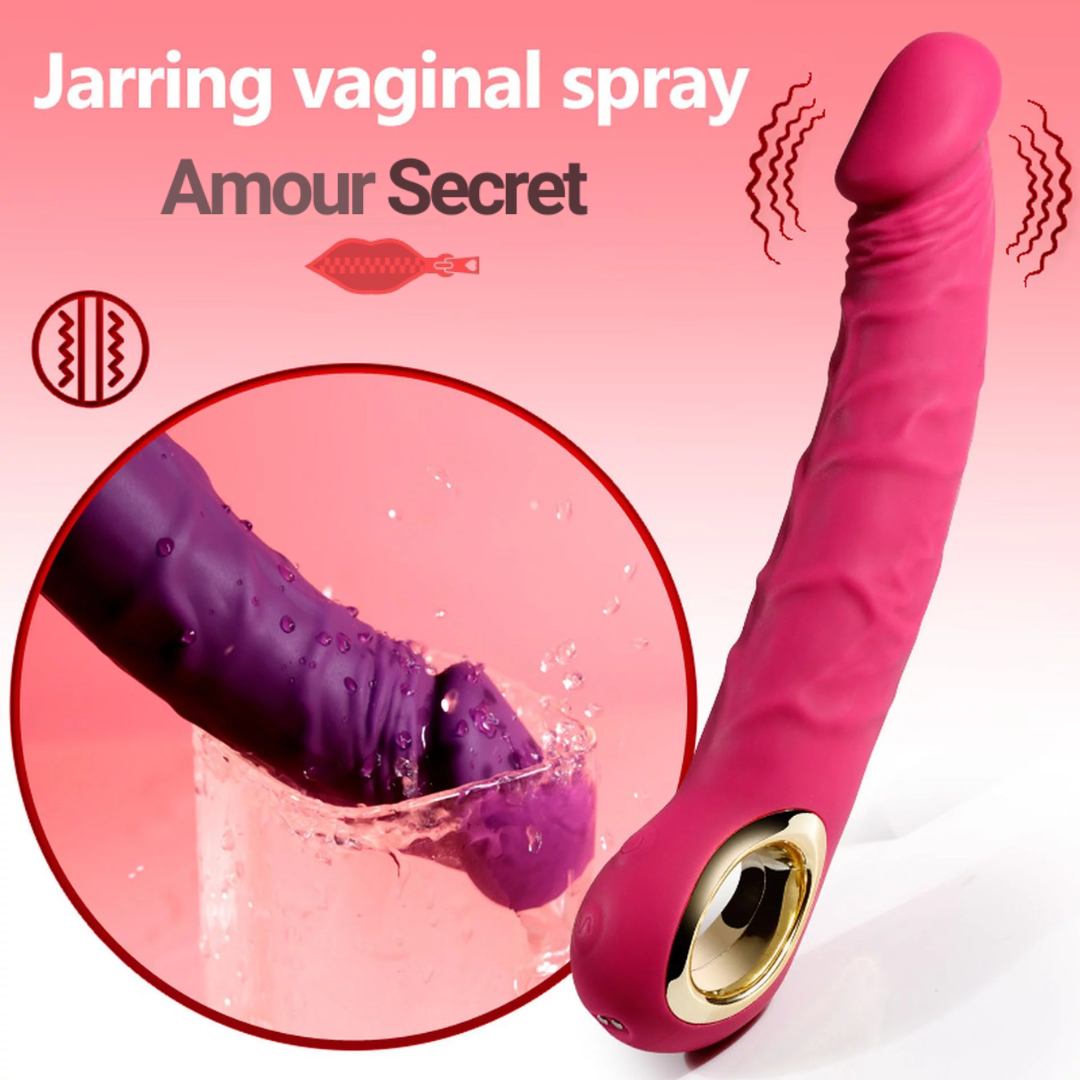 Godemiché vibrant pour stimulateur anal du point G, longueur insérable 22cm