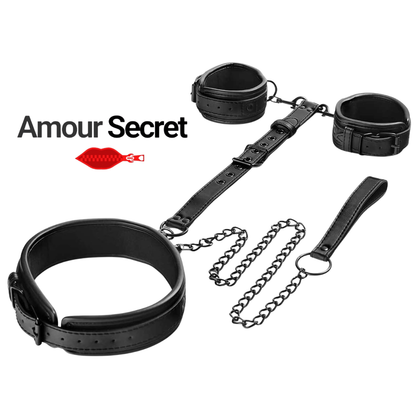 Collier & Menottes BDSM – Kit de Jeux pour Couples