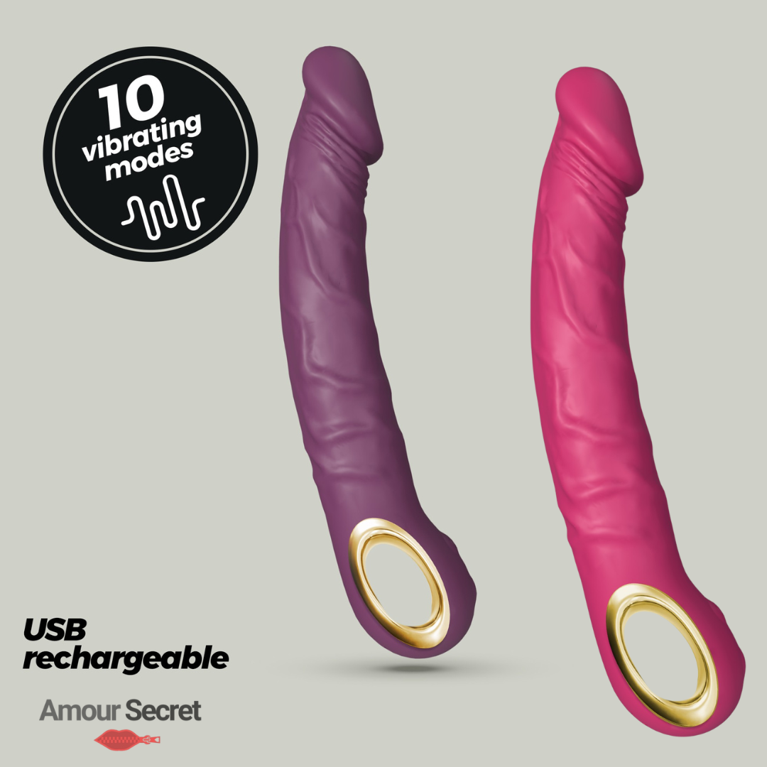 Godemiché vibrant pour stimulateur anal du point G, longueur insérable 22cm
