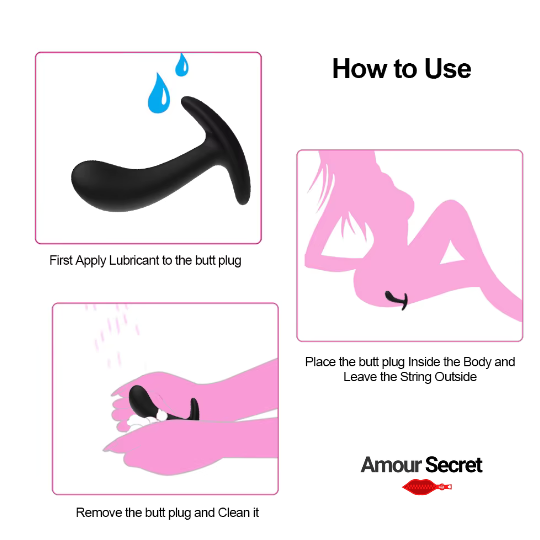 Plug Anal Silicone Premium – Confort & Élégance Discrète