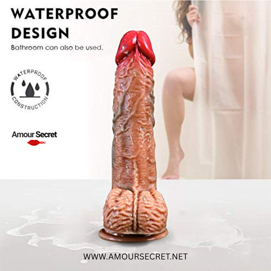 Dildo silicone  avec ventouse et ceinture gratuit