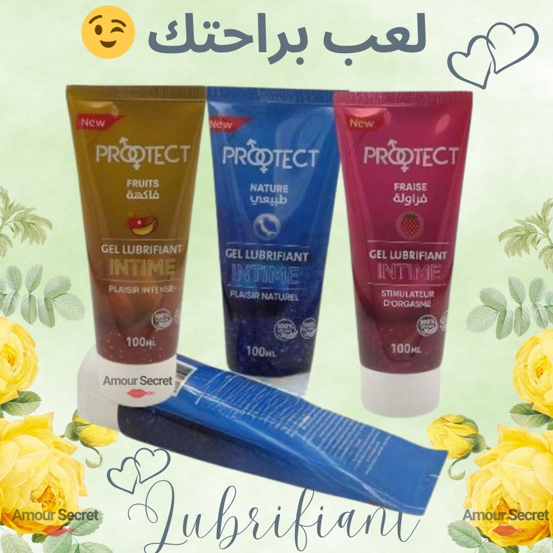🧴 Gel Lubrifiant Intime Protect – مزلق حميمي بالفواكه 🍓🍑