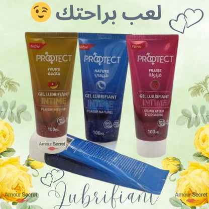 🧴 Gel Lubrifiant Intime Protect – مزلق حميمي بالفواكه 🍓🍑