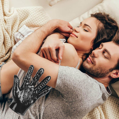 Gants Vibrants Multifonctions – Doigts Moyens – Masturbation & Jeu Fetish en Latex Imperméable